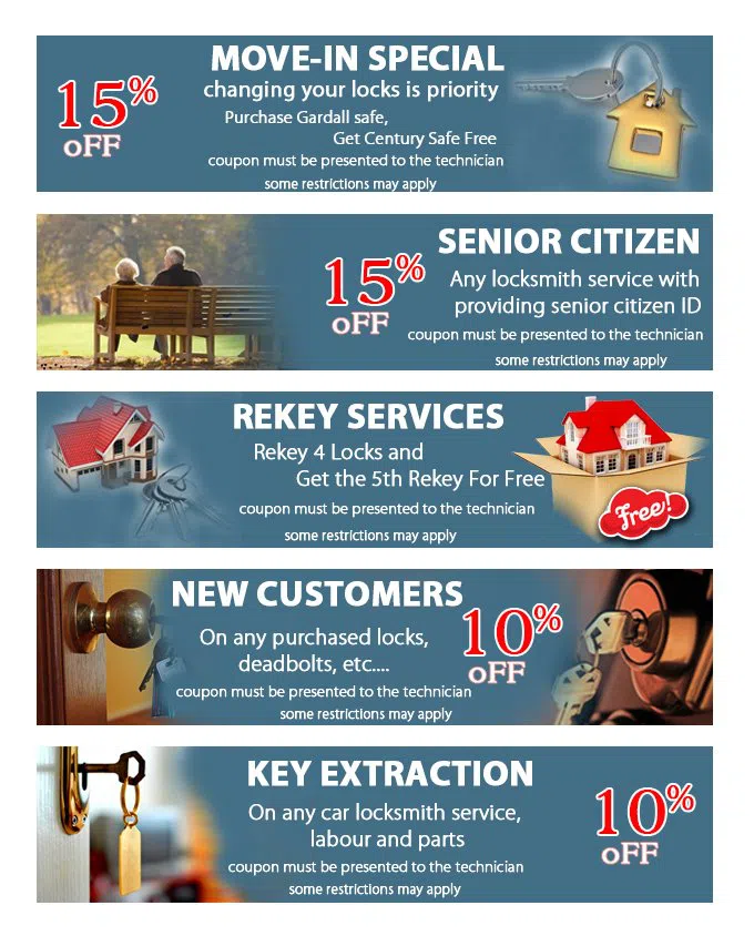 Chicago Community Locksmith Chicago, IL 312-894-1061 - coupon21-set-five